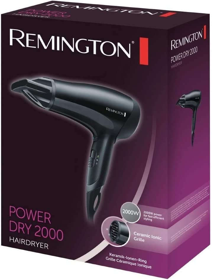 Remington Föhn, Haartrockner Power Dry 2000 D3010 Remington Föhn, Haartrockner Power Dry 2000 D3010